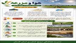 هواشناسی و توصیه های کشاورزی